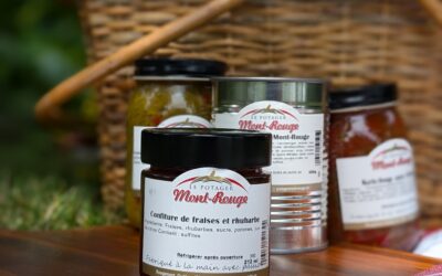 Confiture fraises et rhubarbe