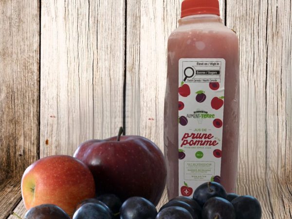 Jus de prunes et pommes